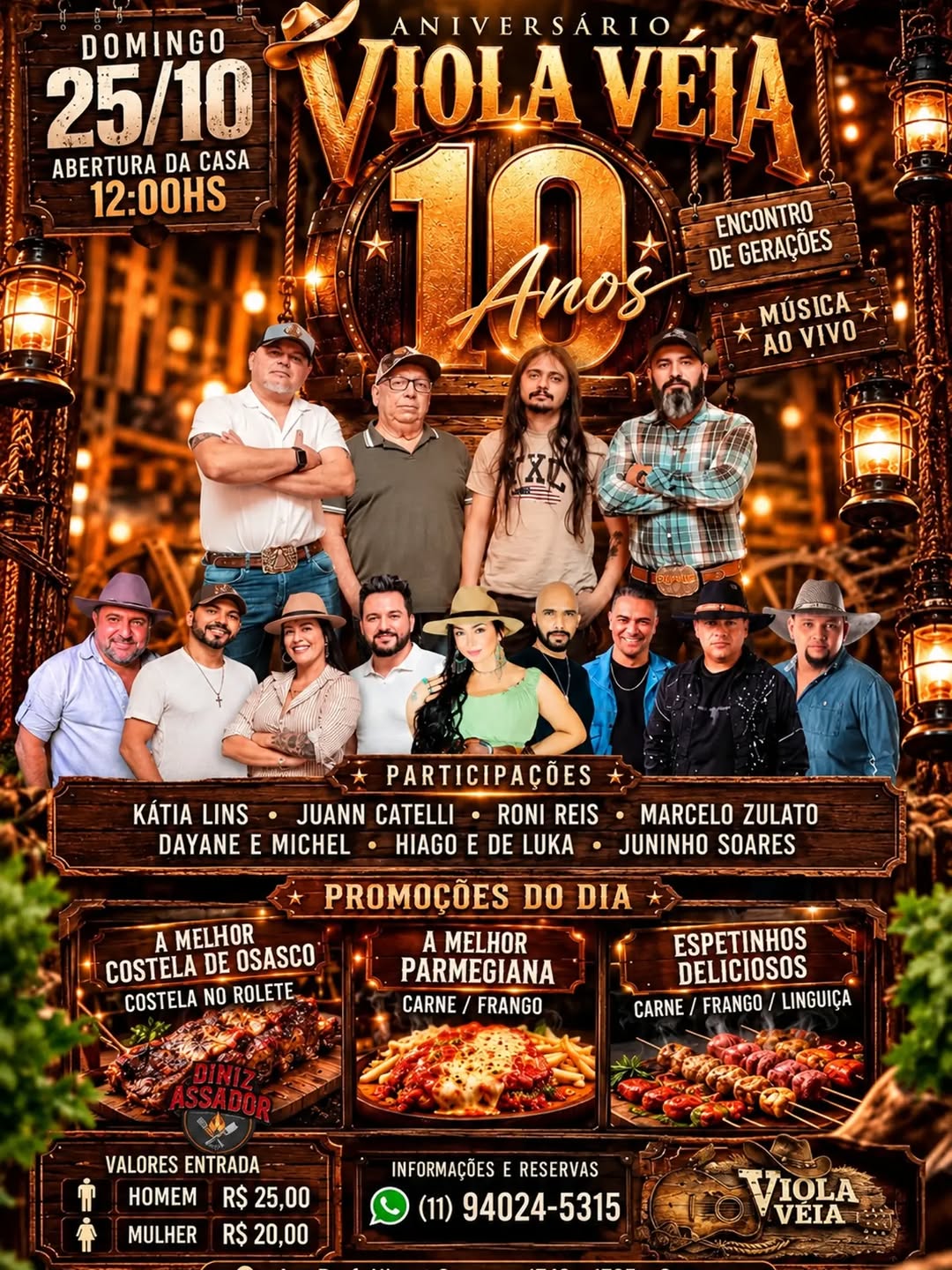 10 Anos Viola Véia Bar - Encontro de Gerações