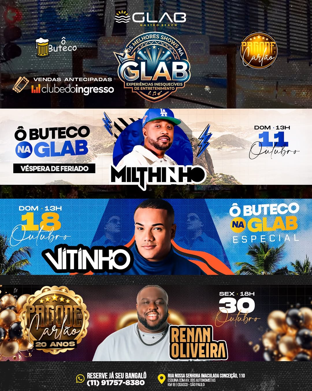 Pagode do Carlão — 20 anos, com Renan Oliveira