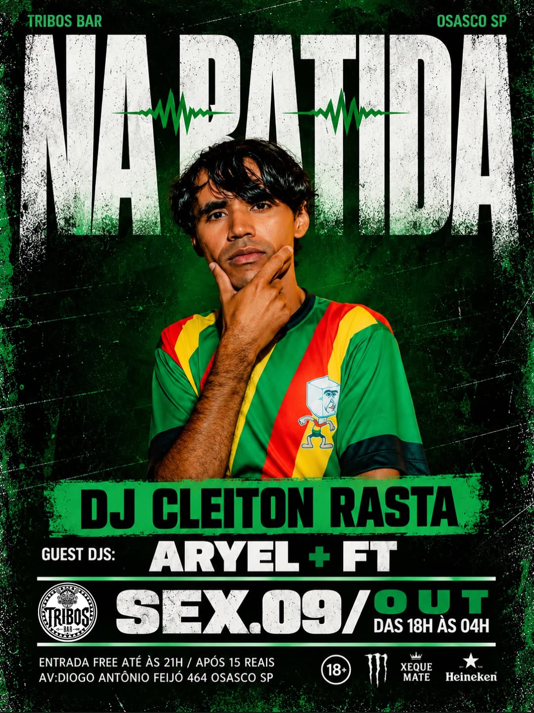 DJ Cleiton Rasta no Tribos Bar