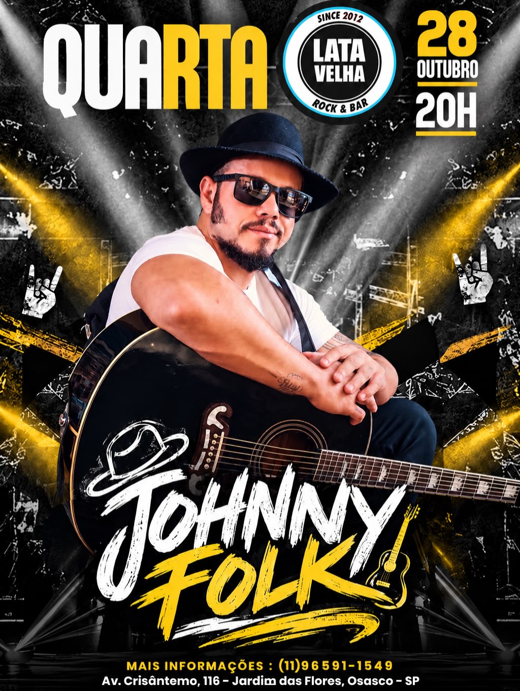 Johnny Folk ao Vivo no Lata Velha