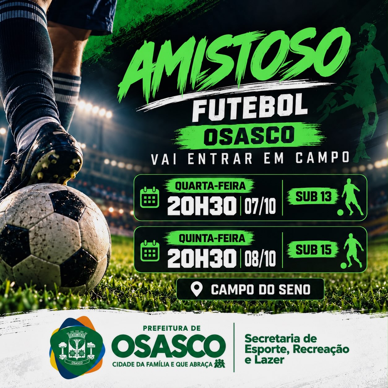 Amistoso de Futebol - Sub-13