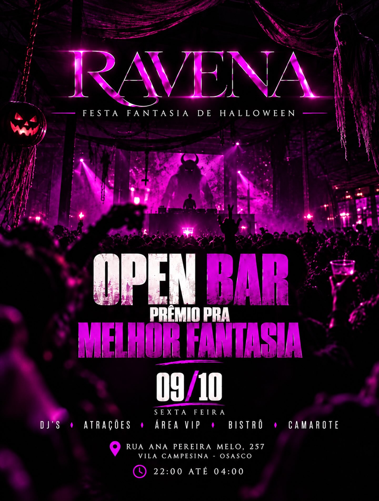 Ravena - Festa Fantasia de Halloween