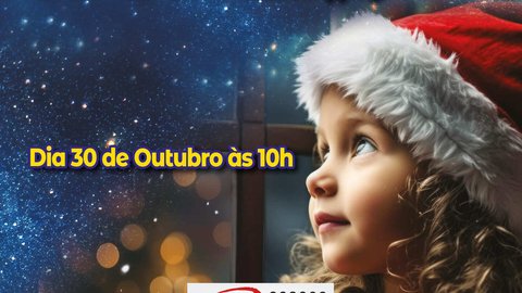 Inauguração da Decoração de Natal e chegada do Papai Noel