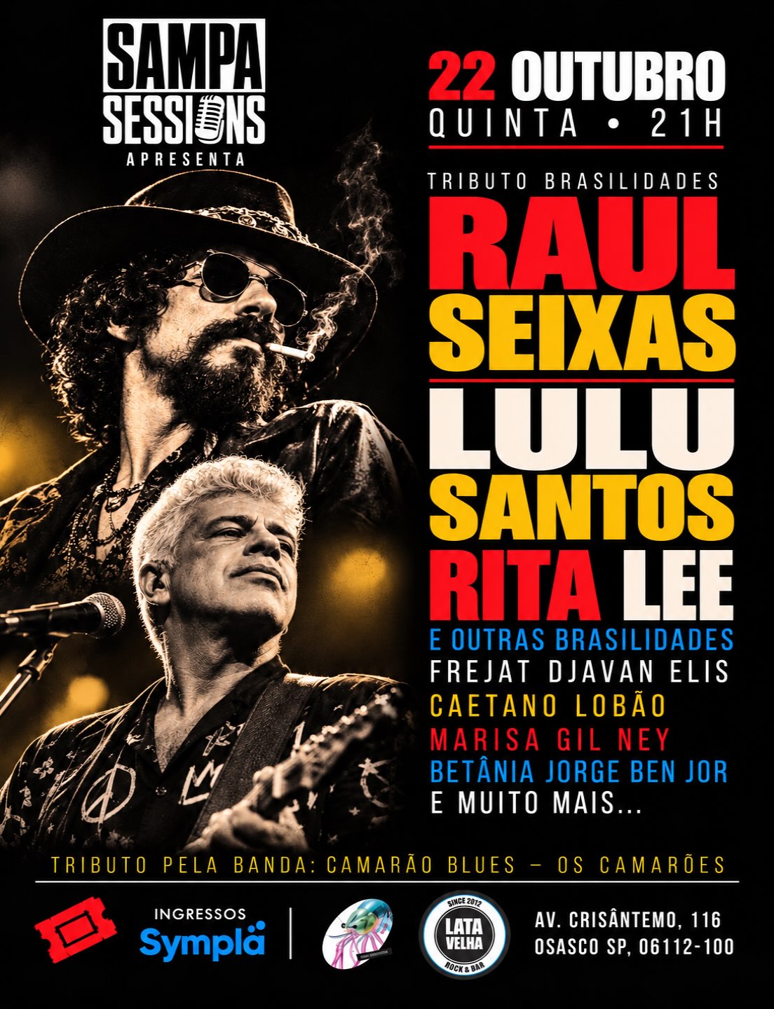 Sampa Sessions apresenta Tributo Brasilidades com Camarão Blues