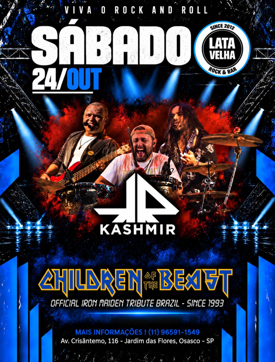 Kashmir e Children of the Beast - Tributo ao Iron Maiden