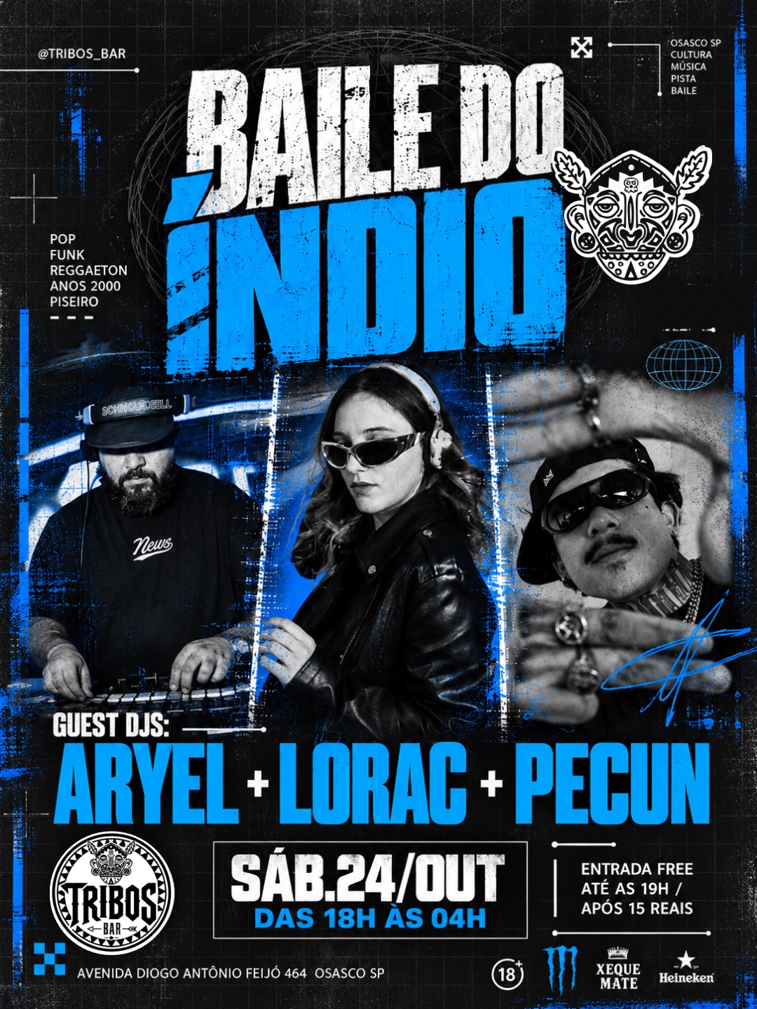 BAILE DO ÍNDIO com DJ Lorac, DJ Aryel e Pecunbeats