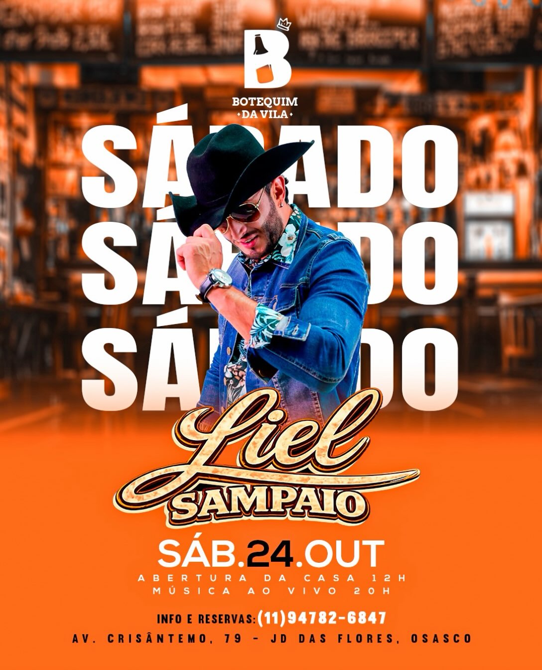 Liel Sampaio no Botequim da Vila