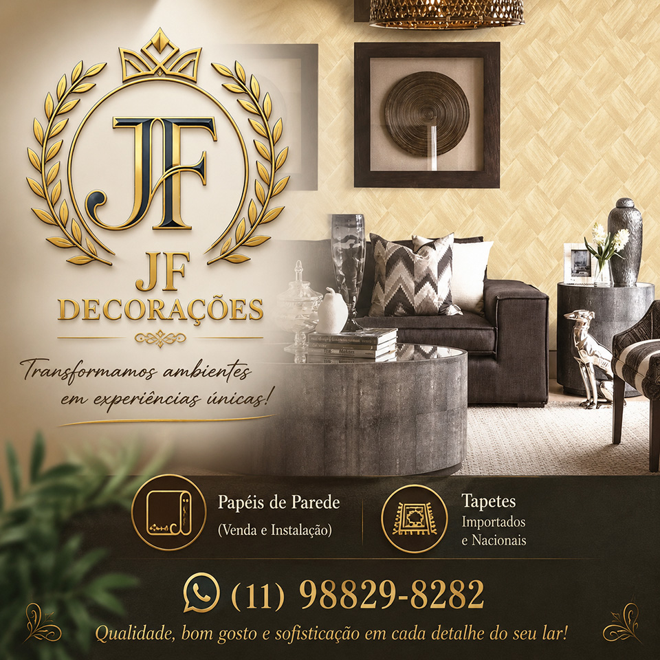 JF Decorações - Papel de Parede