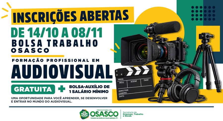 Osasco oferece a jovens formação em audiovisual