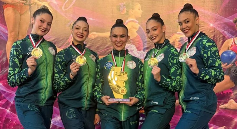 Ginástica rítmica garante título nos Jogos Abertos do Interior