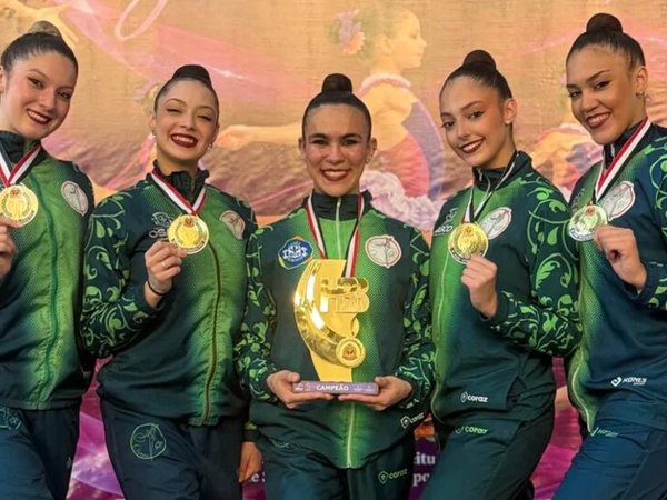 Ginástica rítmica garante título nos Jogos Abertos do Interior