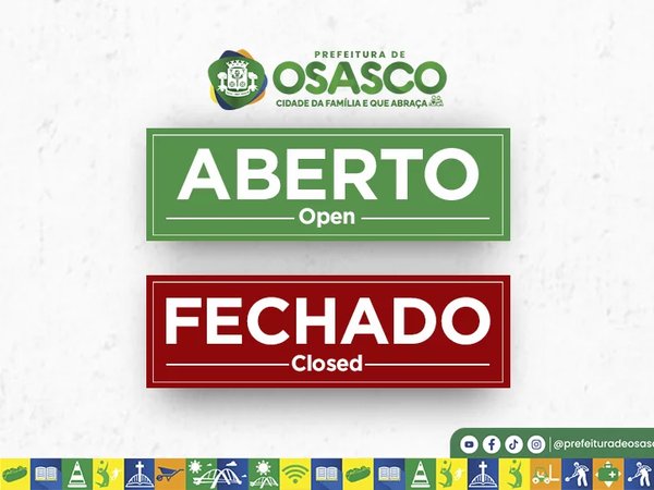Confira o que abre e fecha no Dia do Servidor Público e Dia de Finados em Osasco