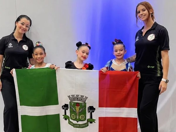Osasco garante 7 medalhas na Copa Baby de Ginástica Rítmica